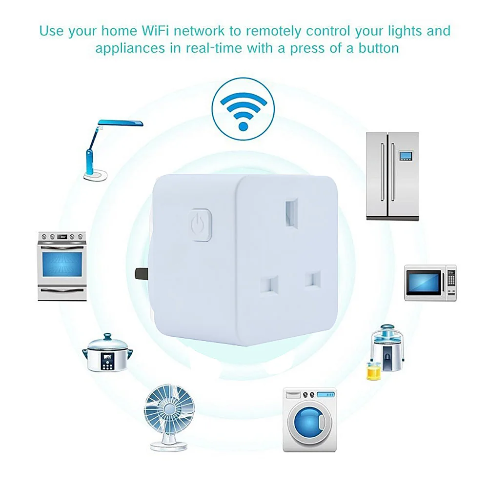 Новое поступление wifi умная вилка беспроводной пульт дистанционного управления умная ракета вилка для умной жизни