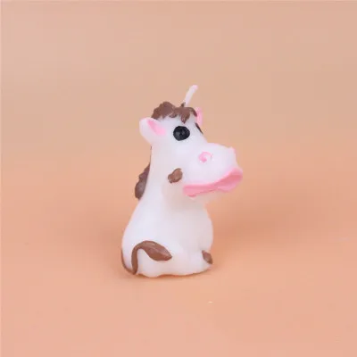 12-style -1pc 1 шт./лот Мультфильм Сафари вечерние украшение для торта ко дню рождения 3D животных торт украшение свечей ванны младенца вечерние украшения - Цвет: 12-style -1pc
