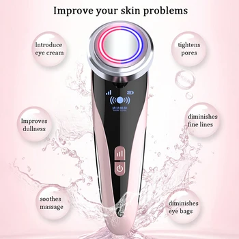 

Fashion New Facial Beauty Instrument Skin Deep Face Cleaning Rechargeable Face Lifting Tighten Wrinkle Removal Skin Care Device