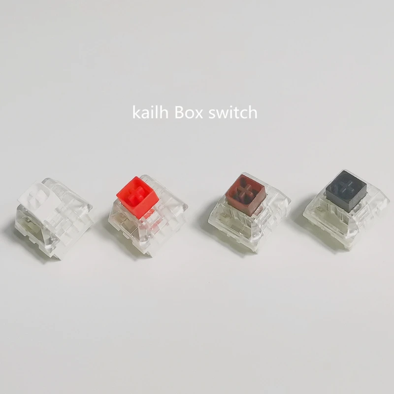 Kailh Box Switches Black Red Brown White RGB SMD 3 Pin Dustproof Switch For Mechanical Gaming keyboard IP56 Waterproof Compatibl |
