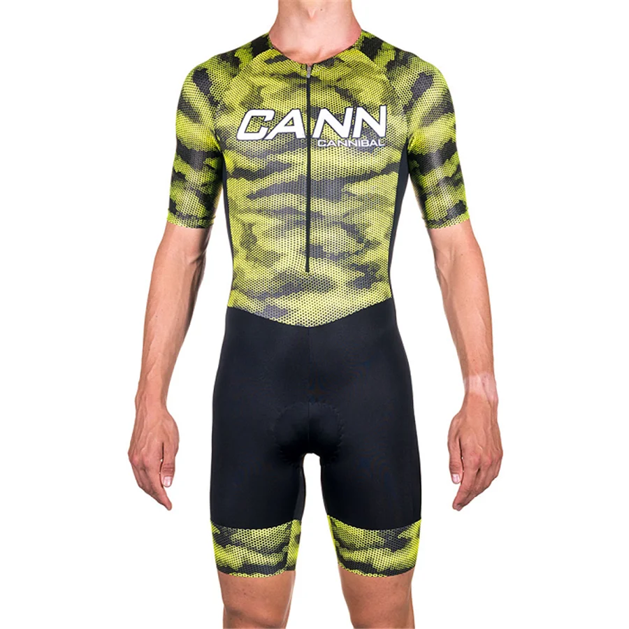 3 CANNIBAL Pro Team Skinsuit мужской Триатлон Велоспорт Джерси велосипед спортивная одежда Майо Ciclismo комбинезон дорожный велосипед одежда для бега - Цвет: 3