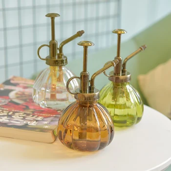 

230ml Water Spray Bottle Vintage Pumpkin Shape Plant Flower Sprinkler Watering Irrigation Water Cans Garden Tool