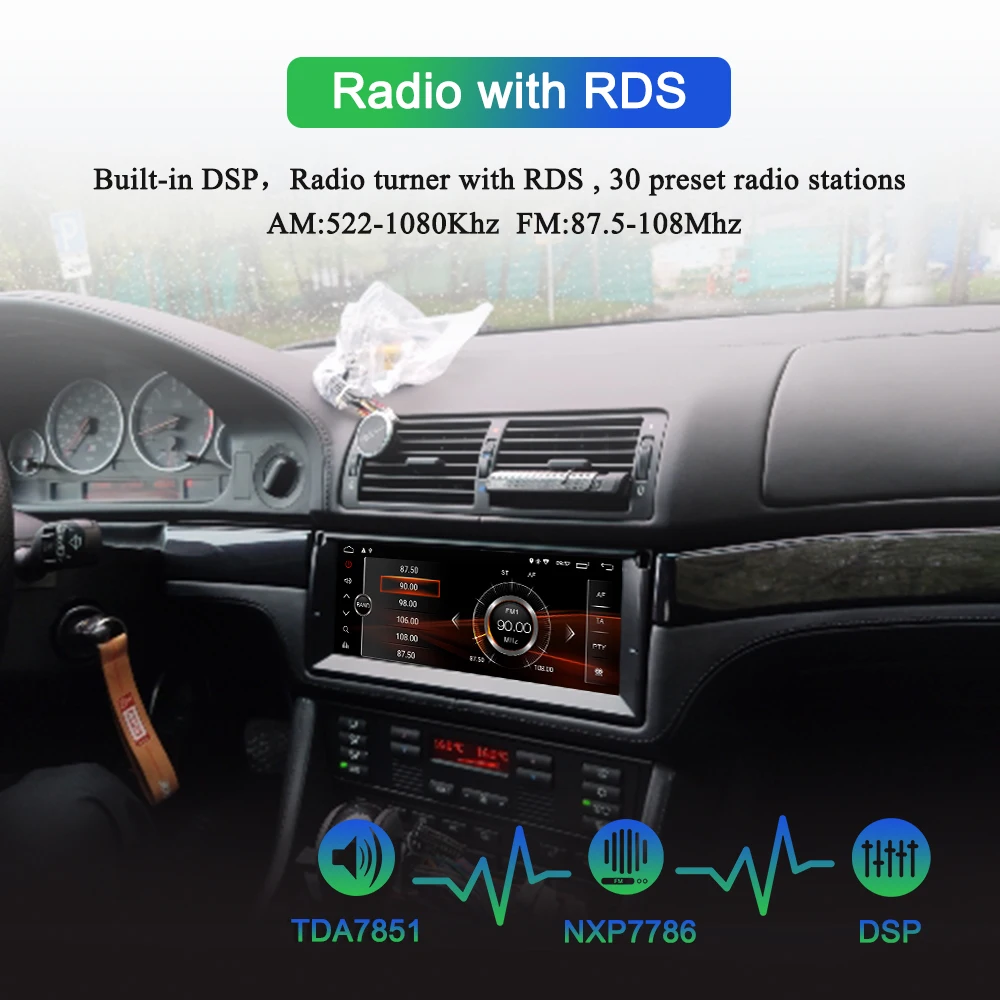 Navivox 10,25 ''Android 9,1 1Din Автомобильный dvd-плеер радио gps навигация для BMW X5 E53 1999-2006 в тире Автомобильный мультимедийный стерео DSP