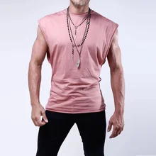 Новинка, однотонный жилет для бега, мужская майка для фитнеса, майка без рукавов, майка для баскетбола, майка для тренировок, спортивный жилет для тренировок