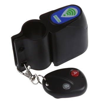 

Anti-theft Lock Bike Bicycle Security Vibration Alarm Wireless Remote Control