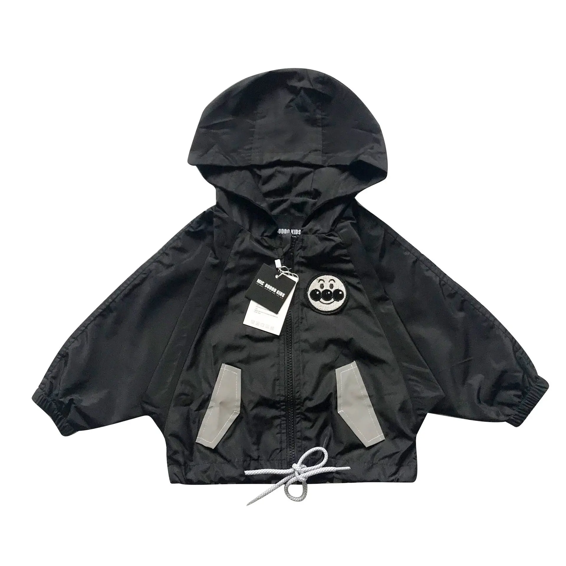coat reflect light Осенне-зимняя одежда, новая детская одежда, Светоотражающий Комплект, детское пальто с капюшоном и рисунком, штаны - Цвет: coat reflect light