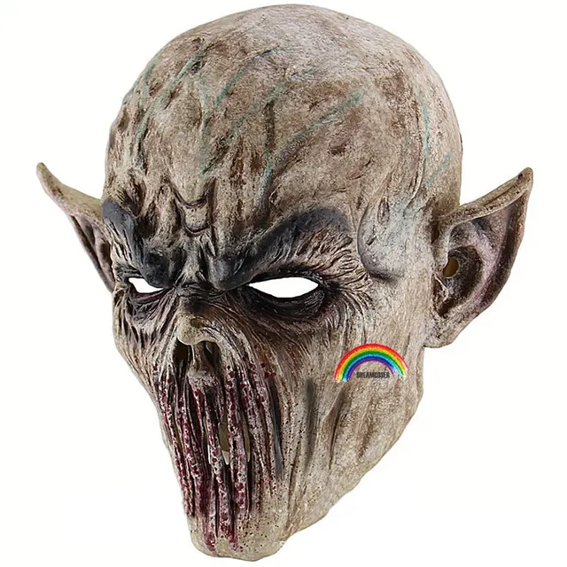 Dropship Adult Scream Costume With Latex Mask Halloween Cosplay Horror  Ghost Face Costume Scary Tricky Funny Costume Accessories Props to Sell  Online at a Lower Price