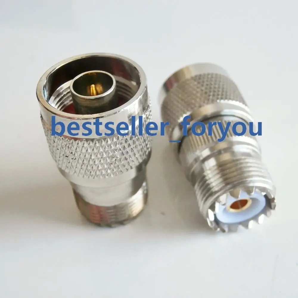 N Male Connector To UHF SO-239 SO239 Female Jack Coax Straight RF Adapter Connector