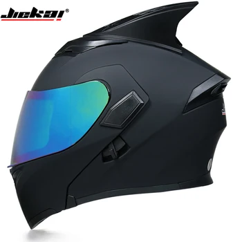 

JIEKAI 902 DOT Approved Motorcycle Helmet Safety Helmet Racing Motocross Capacete Quad Dirt Bike Helmet Flip Up MOTO helmet