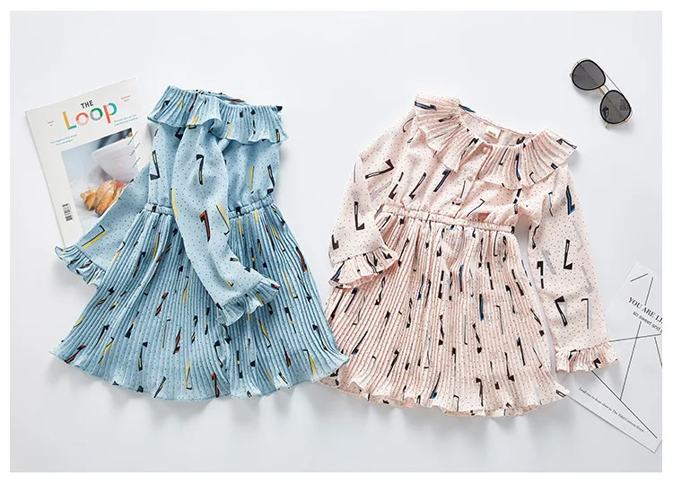 School Teenagers Big girls chiffon Dress Little girls Floral Dresses Spring 2020 kid clothes for 3 4 5 6 7 8 9 10 11 12 13 years (1)