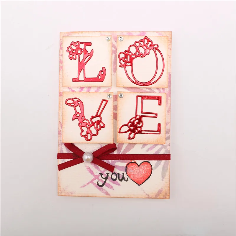 

InLoveArts Floral Letter Alphabet Metal Cutting Dies New ABC Dies Card Making Scrapbooking Dies Embossing Cuts Stencil Craft