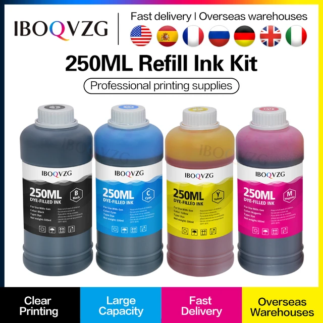 1000ml 1kg Liter Black C M Y Refill Dye Based Ink Kit Replacement For Epson  Canon Hp Brother Lexmark Samsung Dell Inkjet Printer - Ink Refill Kits -  AliExpress