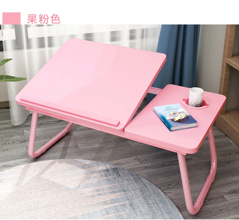 Складной стол для общежития, мини многофункциональная кровать, столик для ноутбука, может быть размещен, стол для хранения чашек, ленивое хранение WF1018320
