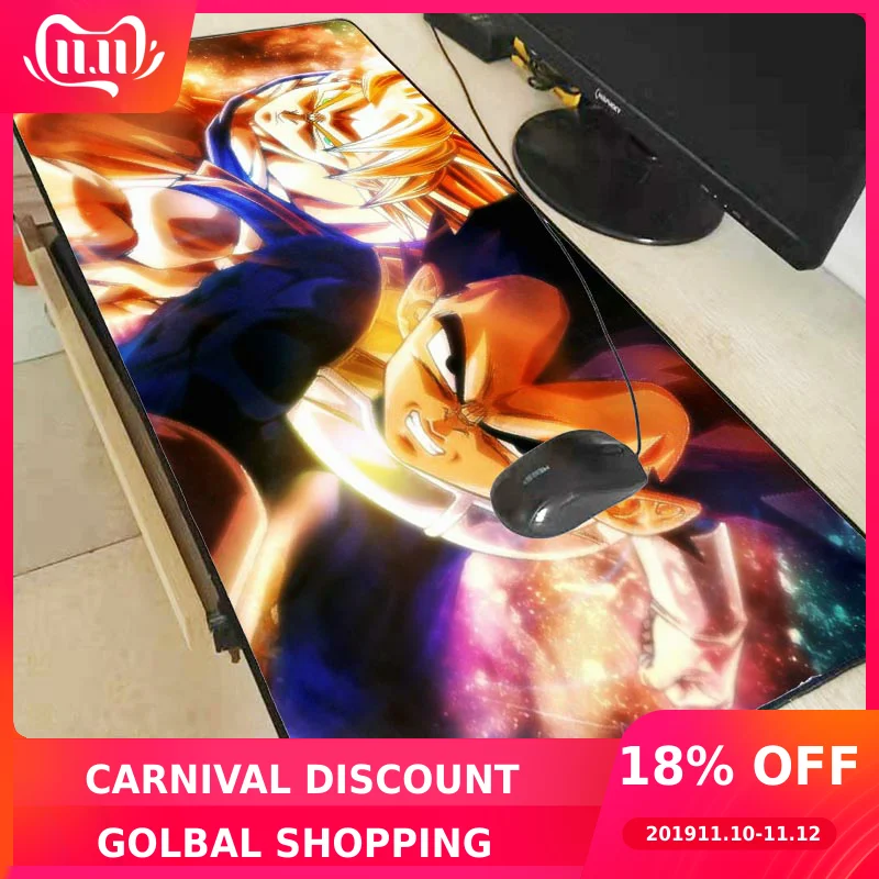 

XGZ Anime Dragon Ball Large Size Gaming Mouse Pad Rubber PC Computer Gamer Mousepad Desk Mat Locking Edge for CS GO LOL Dota XXL