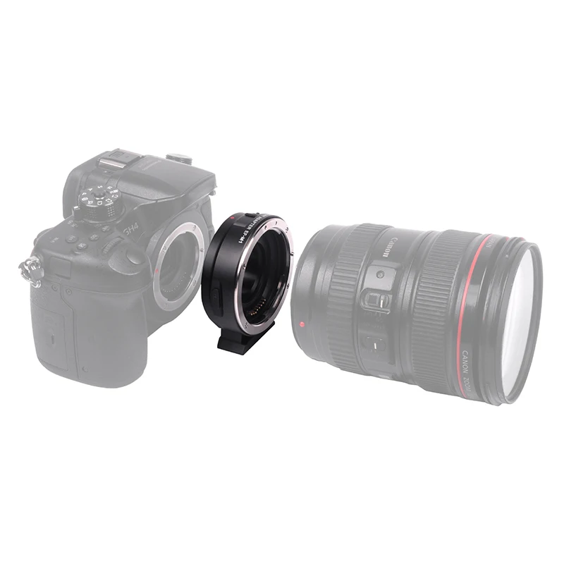 Viltrox EF-M1 Автофокус Exif адаптер объектива для Canon EOS EF EF-S объектив к M4/3 камера GH5GK GH85GK GF7GK GX7 E-M5 II E-M10 III