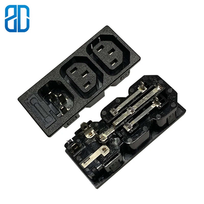 

Chassis Female 3PIN IEC320 C13 C14 AC Inline Socket Plug Adapter With Fuse Industrial Power Supply Output Outlet 10A/250V