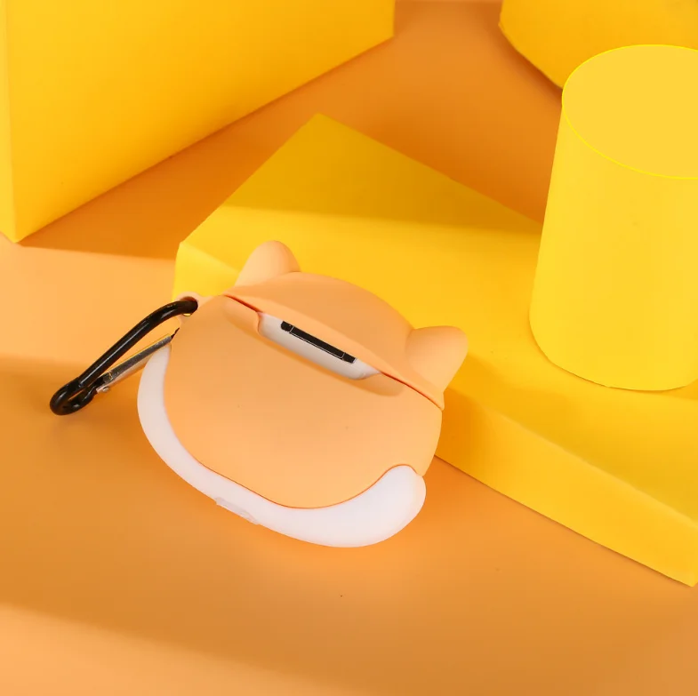 3D чехол для наушников для Airpods Pro чехол силиконовый чехол с милым динозавром медведем для Apple Air pods 3 Pro Чехол Earpods/наушники