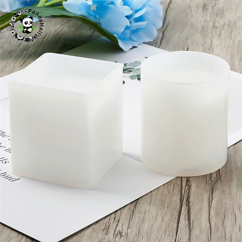 Pandahall 2 шт. DIY силиконовые формы литья смолы формы для изготовления ювелирных изделий из эпоксидной смолы DIY инструменты Белый 2 размера