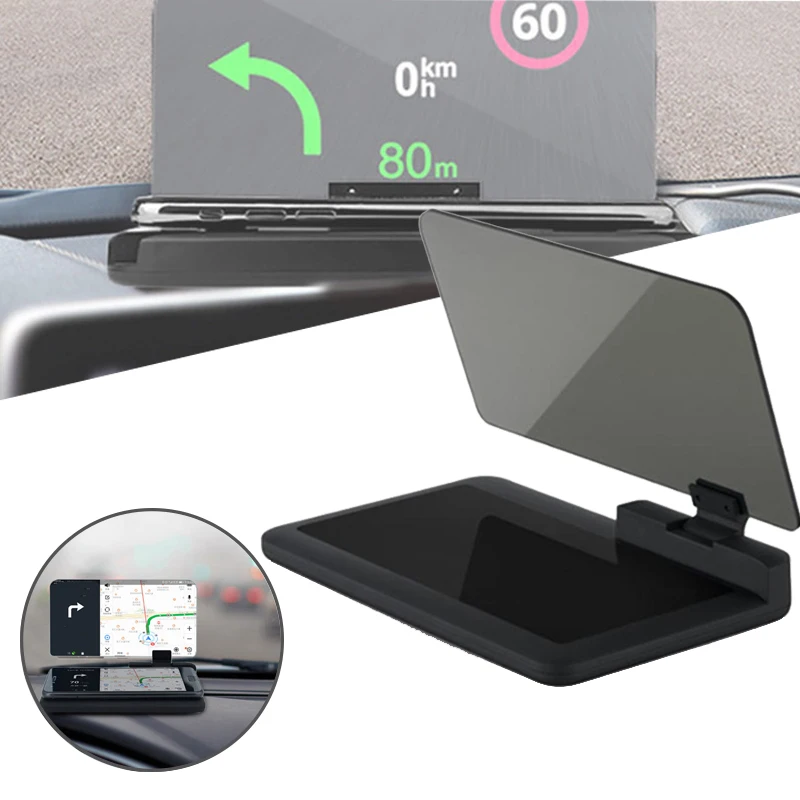 Универсальный смартфон проектор HUD Дисплей Держатель Автомобильный gps навигатор Автомобильный держатель Подставка держатель для телефона автомобильные аксессуары