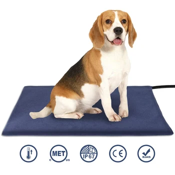 

Electric Heating Pad Pet Bed Blanket for Dogs and Cats Indoor Warming Mat Home Office Chair Heated Mat EU/US/UK plug
