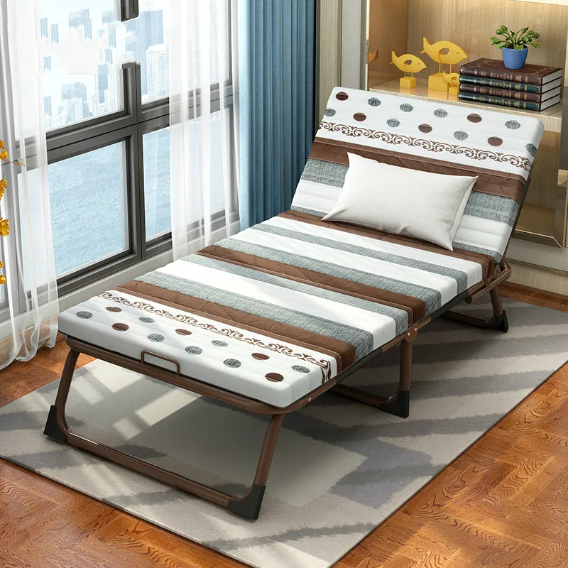 

Folding bed single-person multifunctional household lunch-bed chair simple office adult noon bed