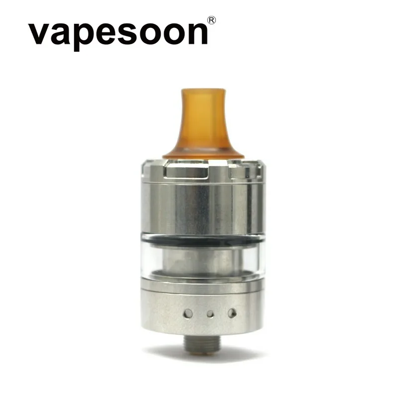 Manta V2 MTL RTA 2,0 22 мм 2 мл емкость атомайзер Ремонтопригодный бак с одной катушкой 4 уровня нижний контроль воздушного потока электронная сигарета - Цвет: Sliver