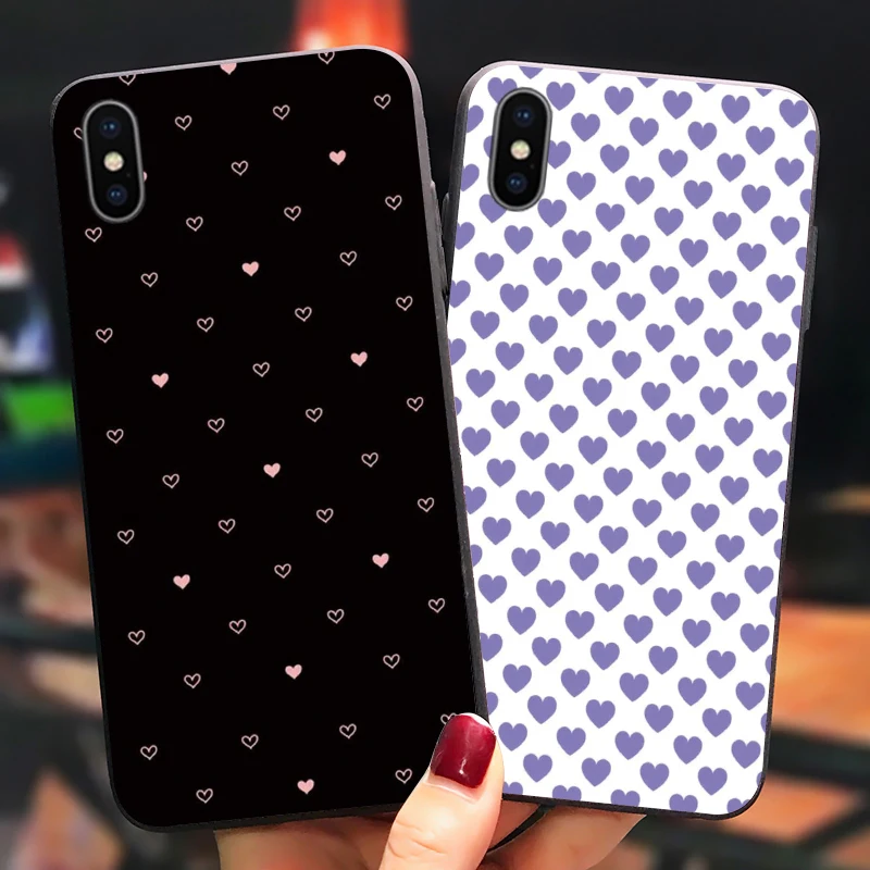 heart Case For Honor 8x 9x Cases Cover for Huawei P8 Lite 2019 Soft TPU Phone Shell P9 P10 P20 P30 Pro mate 10 20 30 | Мобильные