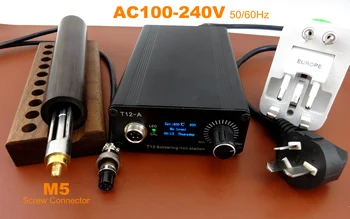 

AC100V-240V 50/60Hz Leather Craft Electric Edging Creasing Machine Soldering Iron Replace Head Tip Creaser Edger Tool Set Knife