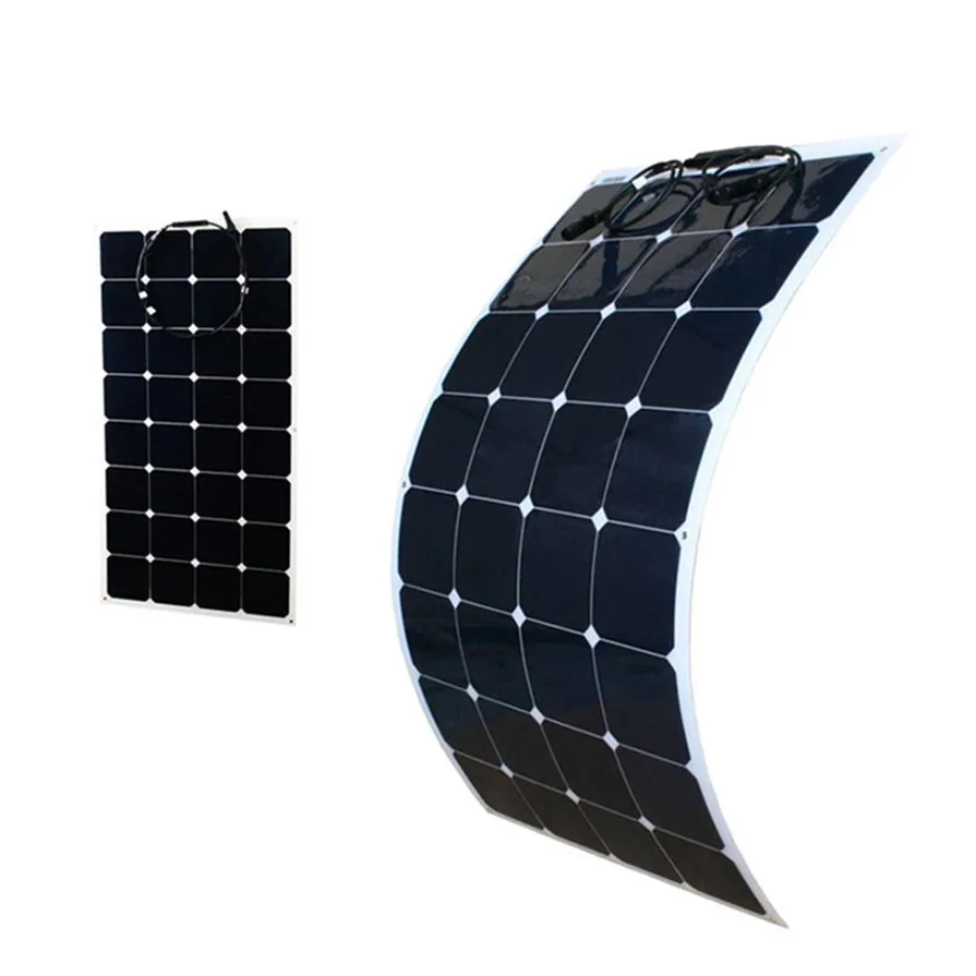 Низкая цена высокое качество полугибкая солнечная панель Sunpower 50 Вт 100 для