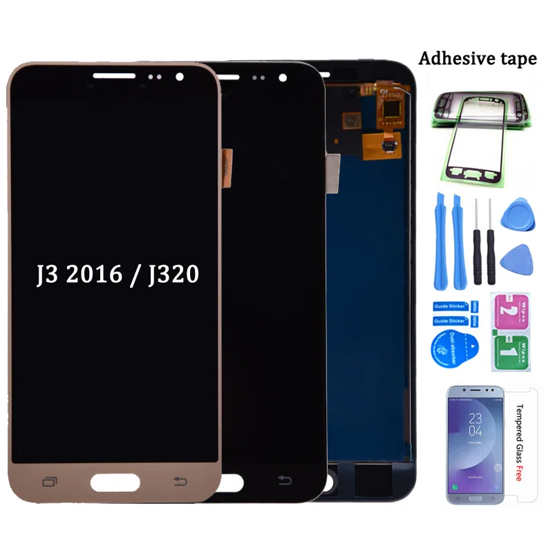 ЖК дисплей для Samsung Galaxy J3 2016 J320 J320A J320F J320P J320M J320Y J320FN с цифровым преобразователем