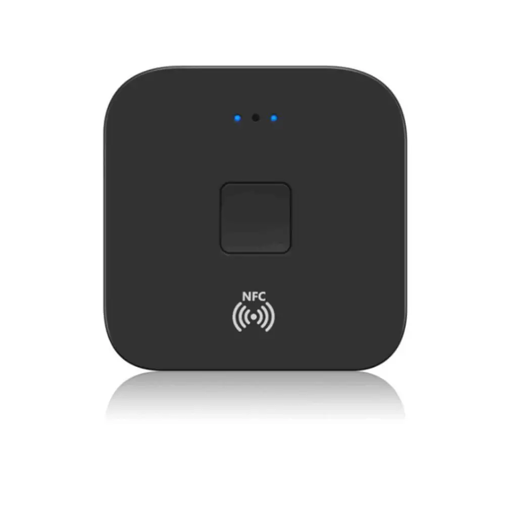 NFC Bluetooth 5,0 приемник 3,5 мм AUX RCA Jack Hifi беспроводной адаптер автоматическое включение/выключение Bluetooth 5,0 4,2 автомобильный аудиоприемник - Цвет: Черный