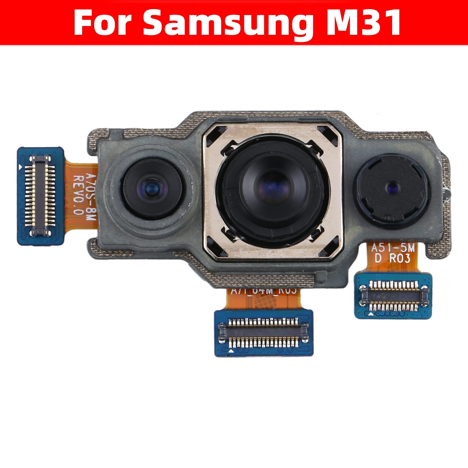 Оригинальная Задняя Основная камера Samsung Galaxy M31 M315 + модуль ультраширокоугольной