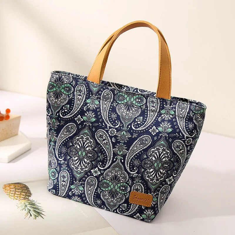 

2018 Summer New Style Korean-style WOMEN'S Canvas Bag Bento Handbag Fashion Shopping Bag Students Lunch Bag