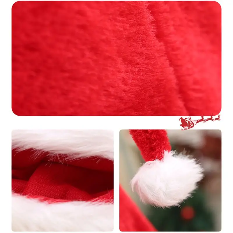 Рождественская шапка Санта-Клауса, Супер длинная новинка, рождественские украшения, украшение для праздника и вечеринки для детей и взрослых