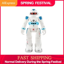 Afstandsbediening Robot Multifunctionele Usb Opladen Kinderen Speelgoed Rc Robot Zal Sing Dance Action Figure Gebaar Sensor robot