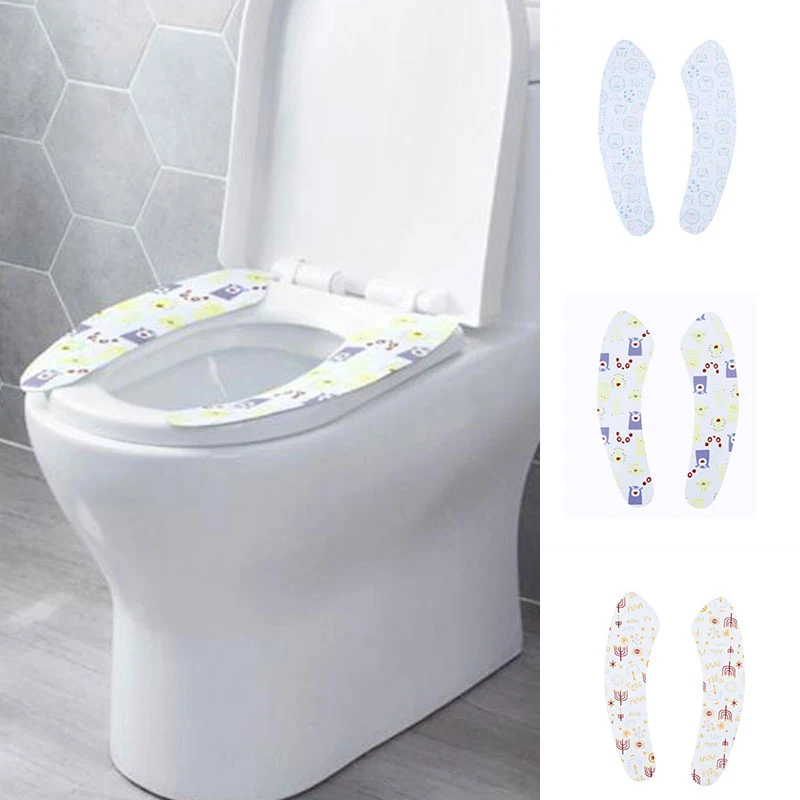

Warm Animal Printign Toilet Seat Cushion Warm Pads Toilet Mat Soft Sticky Toilet Mat Toilet Seat Cover Toilet Seat