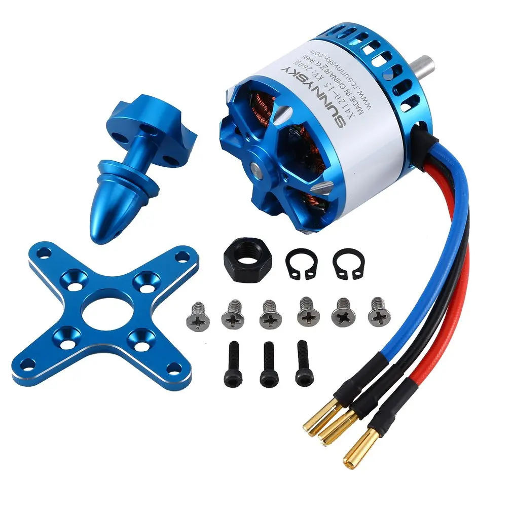 

SUNNYSKY X4120 230KV/260KV Brushless Motor for Fixed - Wing 3D RC Drone Helicopter Airplane Parts Accessories