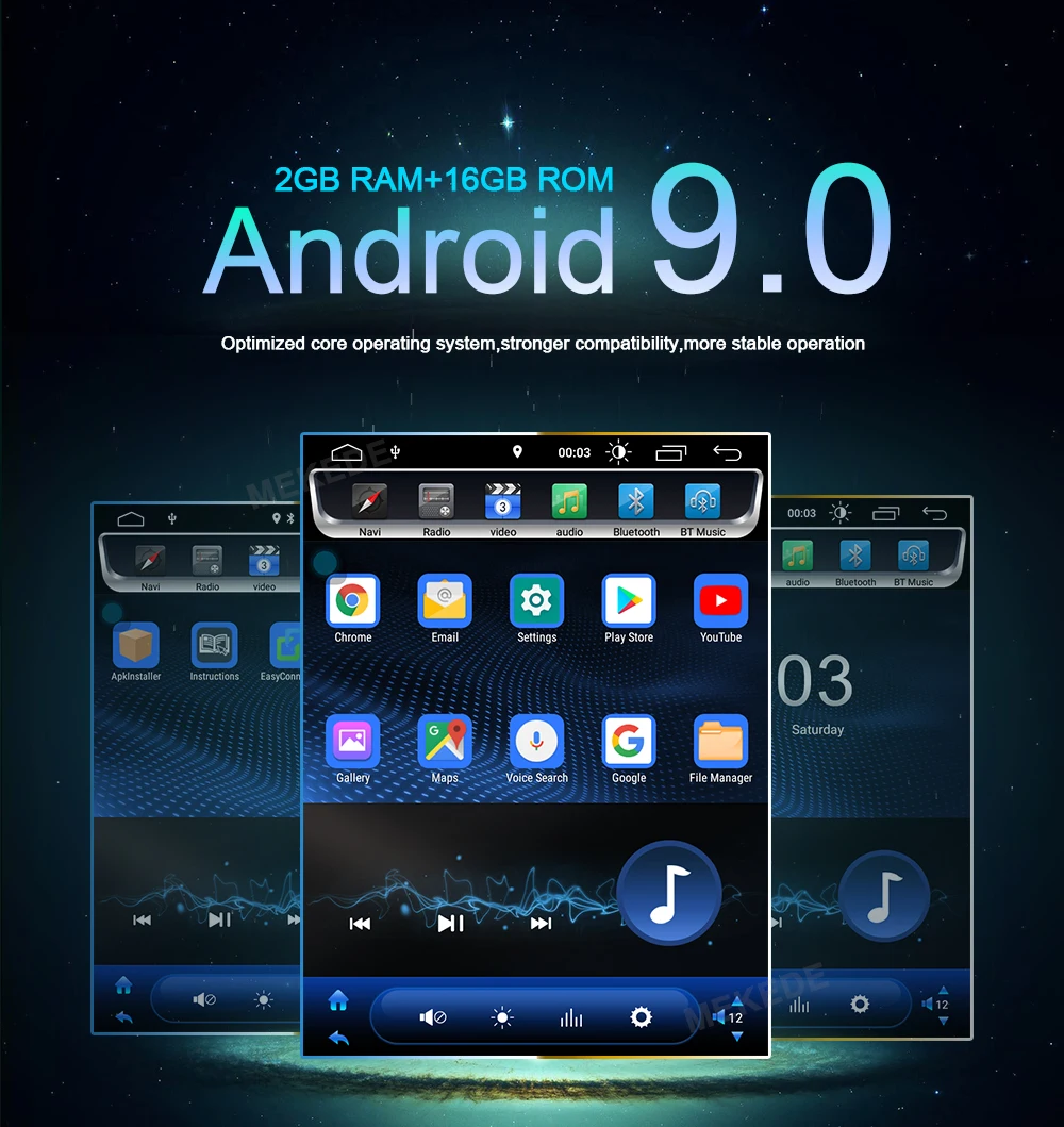 Sale MEKEDE DSP Android9.0 car dvd multimedia player For Nissan Sylphy/Bluebird 2008-2011 with wifi radio bluetooth DVR view camera 2