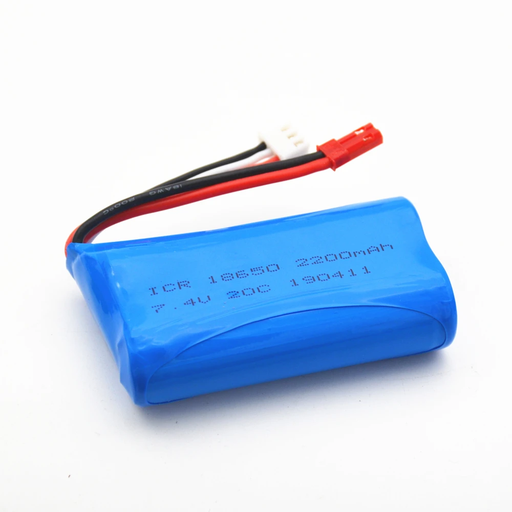 7,4 V 2200 mAH Li-po Lipo Batery 2S Вертолет с дистанционным управлением 7,4 V 2200 mAH Lipo батарея 20C 18650 игрушка Батарея