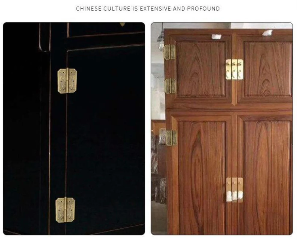 Fdit Poignée De Meubles Rétro De Style Chinois Poignée En Laiton Antique Chinoise Rétro Exquis