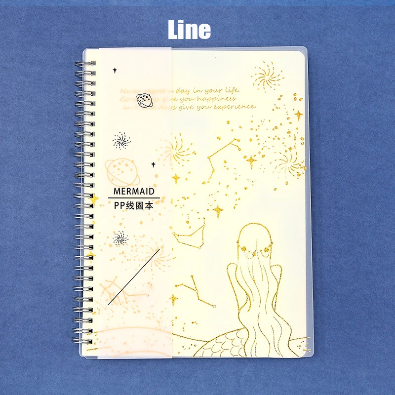 Bullet Journal Diary A5 notebook PP Hardcover Grid Line Drawing Planner Agenda школьные принадлежности закрепленный блокнот D30 - Цвет: 01