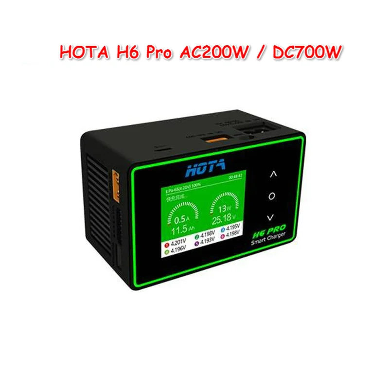 

HOTA H6 Pro DUO AC 200W DC 700W 26A Battery Balance Charger for 1-6S Lipo Battery Parts Accessories