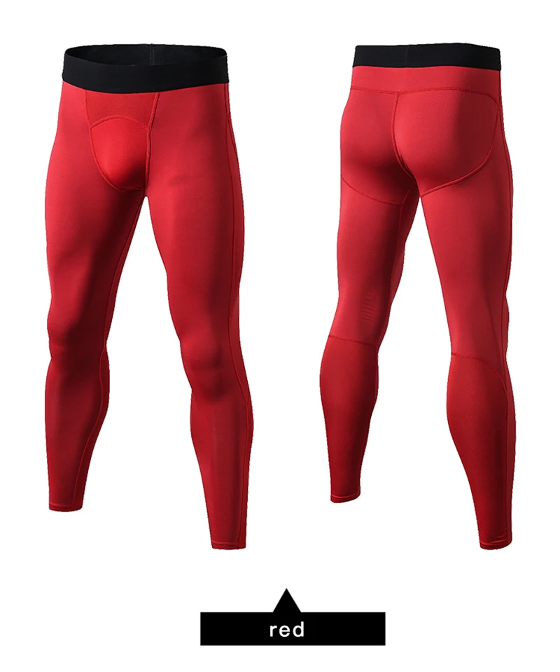 Компрессионные Мужские облегающие штаны для тренировок и бега, дышащие баскетбольные Леггинсы для бега, быстросохнущие эластичные тренировочные спортивные брюки