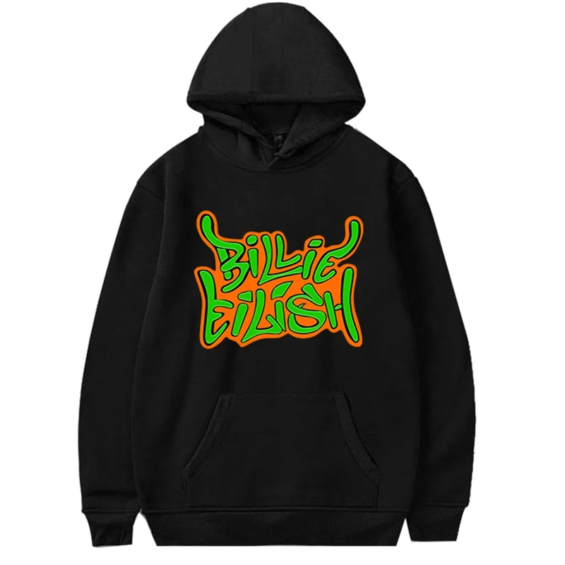 Billie Eilish Fashion Streetwear Hoodies Sweatshirt Casual Men Women Hooded Pullover Long Sleeve Sport Hip Hop Hoodie Top Clothe