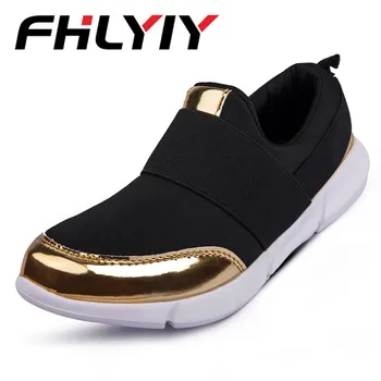 

Women Casual Sneakers Flats Breathable Stretch Cloth Shoes Ladies Casual Shoes For Woman Walking Slip On Shoes Zapatos De Mujer