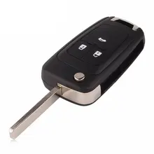 Автомобильный Вход дистанционного управления ключ подходит для Chevrolet Cruze Флип складной горячий корпус автомобильного ключа дистанционного управления чехол 3 кнопки
