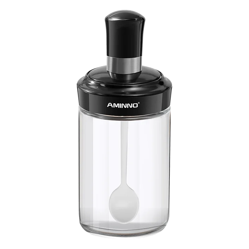 250ml AMINNO Chili Sauce Bottle Seal Glass Seasoning Bottle Ketchup Bottle Honey Jam Bottle 250ml - Цвет: 250ml