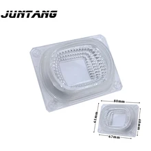 Светодиодный COB объектив отражатель интегрированный светильник диффузор силиконовое кольцо для 20 Вт 30 Вт 50 Вт светодиодный COB ac220в 110 В светодиодный DIY точечный светильник