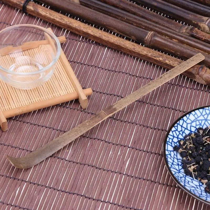 Экологичная бамбуковая чайная ложка, зеленая чайная ложка для чая, аксессуары для чайных инструментов