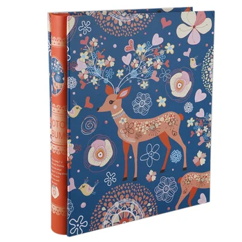 

4D Large 6-Inch Intert Photo Album 200 Pages Scrapbook Paper Baby Family Scrapbook Albums Wedding Foto Album Scrapbooking Album